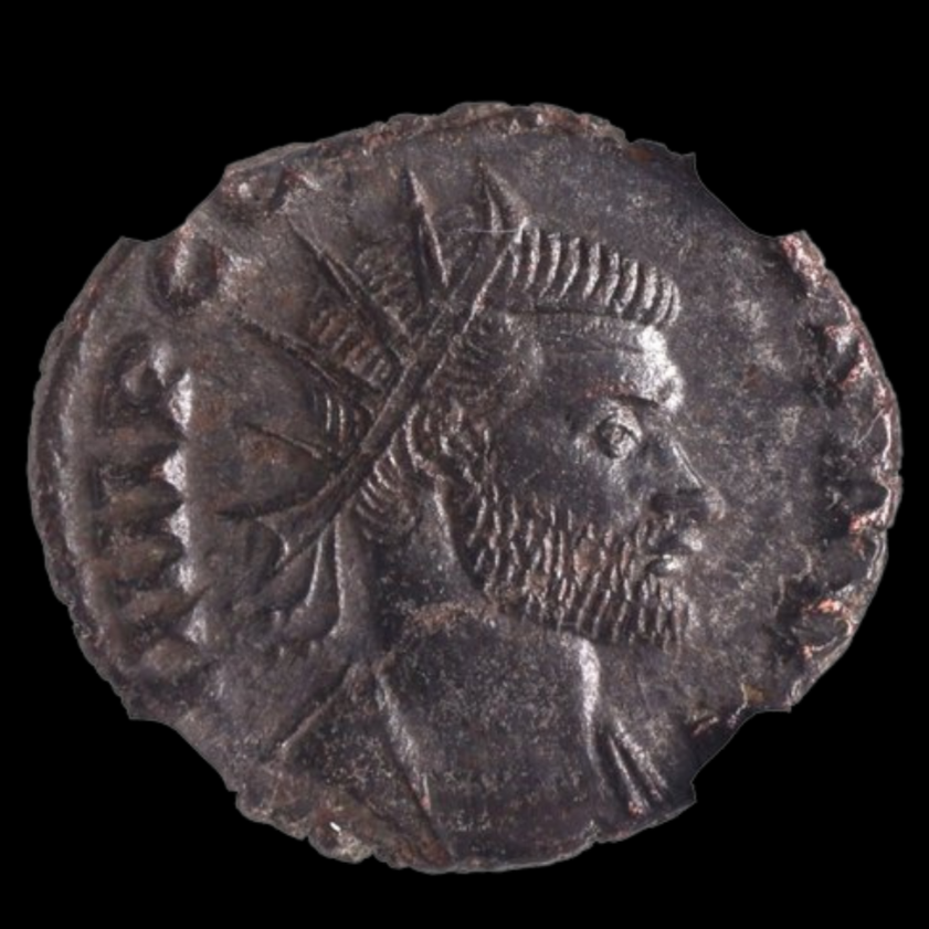 Roman Bronze Coin of Claudius II Gothicus (about 1755-1757